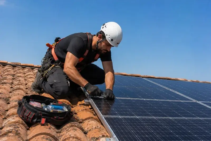 Maintenance et monitoring de panneaux solaires à Margon