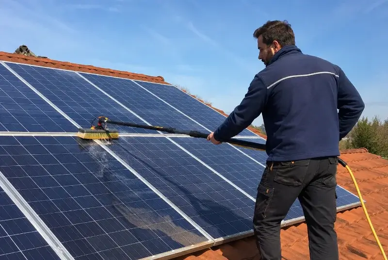 Nettoyage et entretien de panneaux solaires à Margon